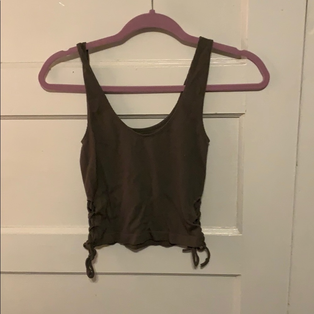 Tank top cropped fitted